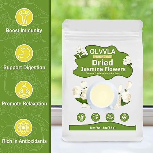 Dried Jasmine Flowers (3 Ounce)