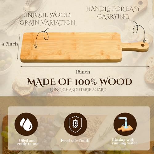 6 Pcs Cutting Boards with Handle (6 Count)