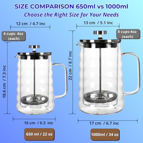 Glass French Press Coffee Maker