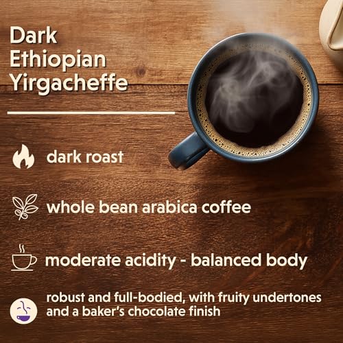 Dark Ethiopian Yirgacheffe (40 Ounce)