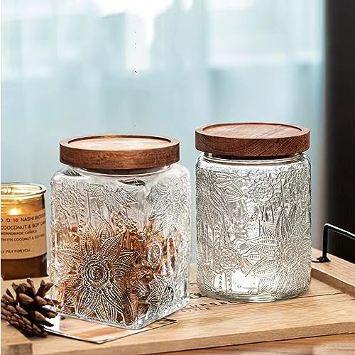 Vintage Glass Airtight Storage Jar