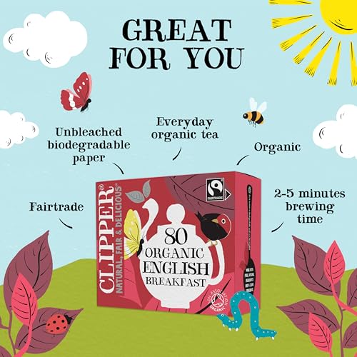 Clipper Organic English Breakfast Tea (320 Count)