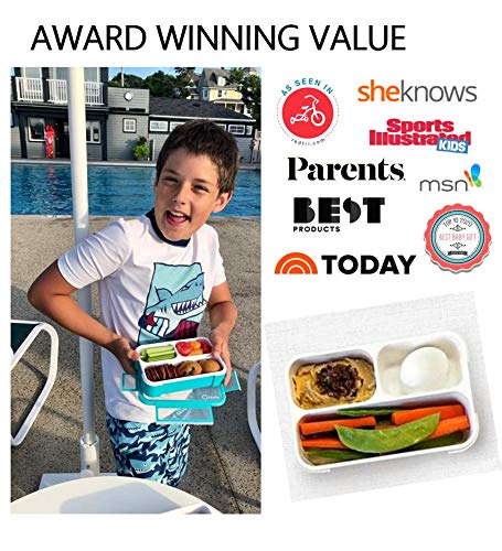Small Snack Box Container for Kids Toddlers Set of 2 (2 Count)