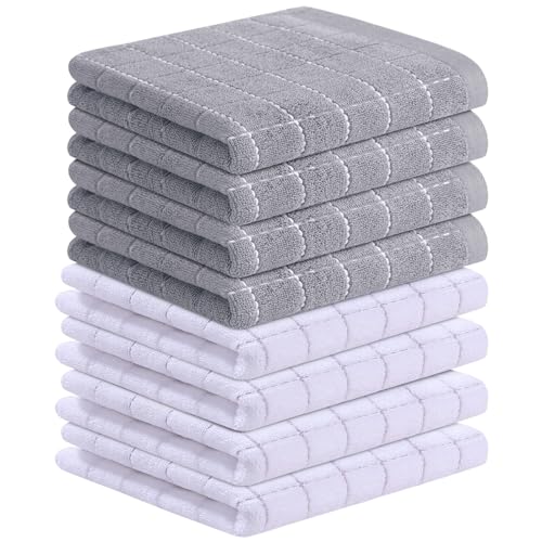 100% Cotton Terry Kitchen Towels (8 Count)