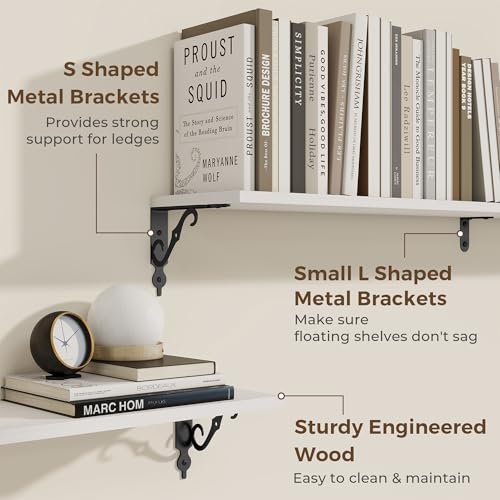 Floating Shelves for Wall Decor (2 Count)