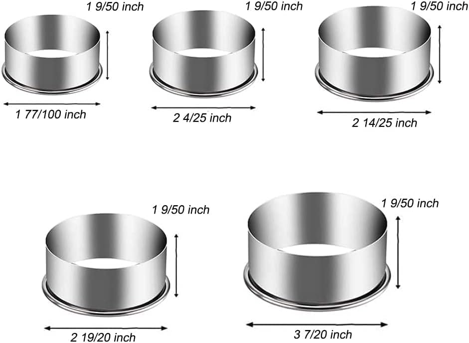 5 Pieces Biscuit Cookie Cutters Set