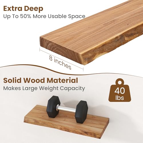 Floating Shelves for Wall Decor (2 Count)