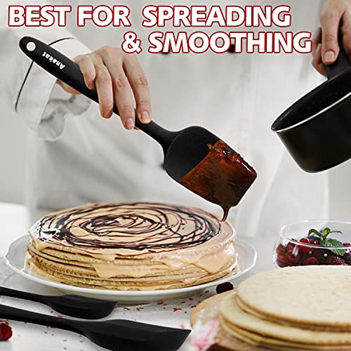 Heat Resistant Silicone Spatula Set of 8 (8 Count)