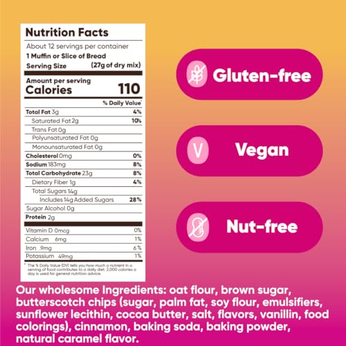 Salted Caramel Banana Bread & Muffin Mix (36 Ounce)