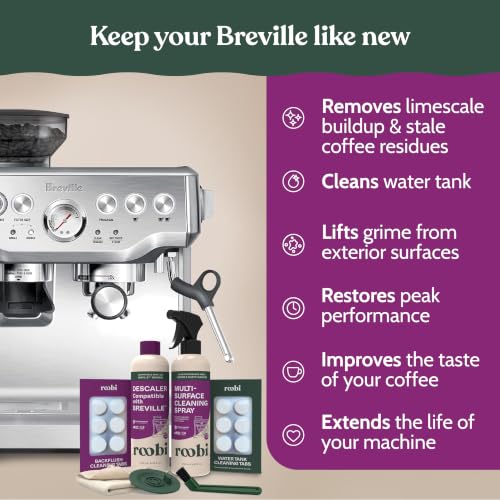 Espresso Complete Cleaning Kit Compatible with Breville (16.9 Fl Oz)