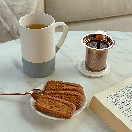 Ceramics Tea Cup with Loose Leaf Infuser