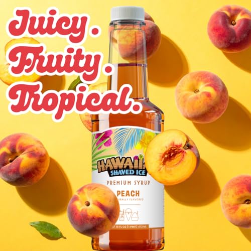 Peach Syrup Nut Soy Dairy Free (16 Fl Oz)