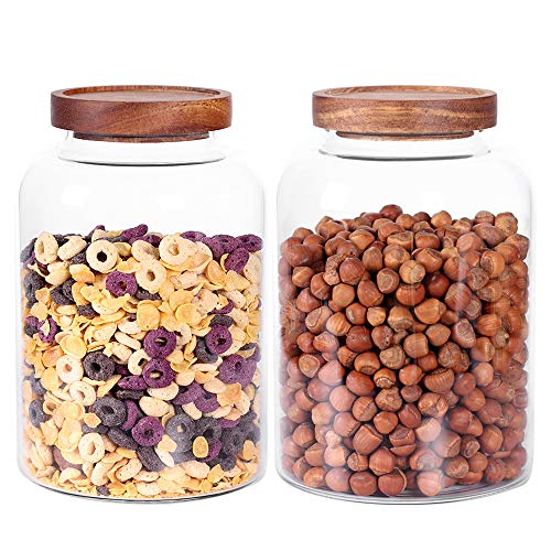 Thicken Glass Storage Jar (2 Count)