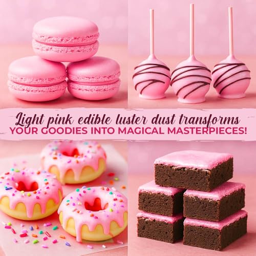Luster Dust Pink Luster Dust Edible Cake Decorations