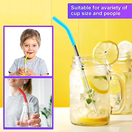 6Pcs Metal Straw Silicone Tips 5