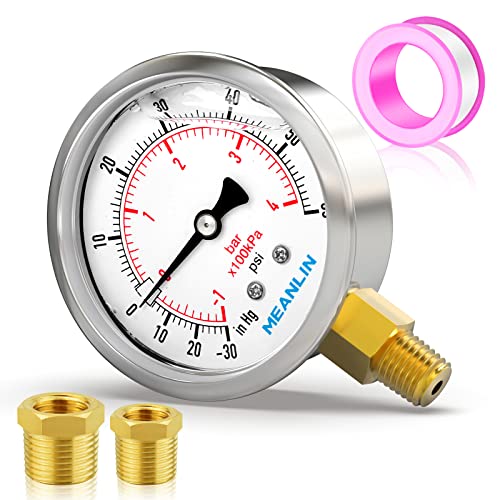 30inHG~60Psi Stainless Steel 1