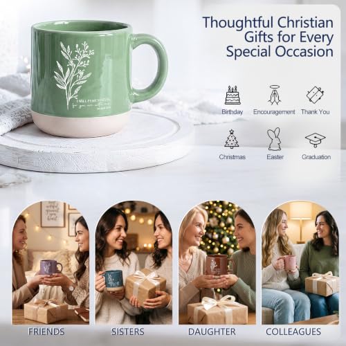 10 Pcs Christian Mugs Bulk for Women Gifts (10 Count)