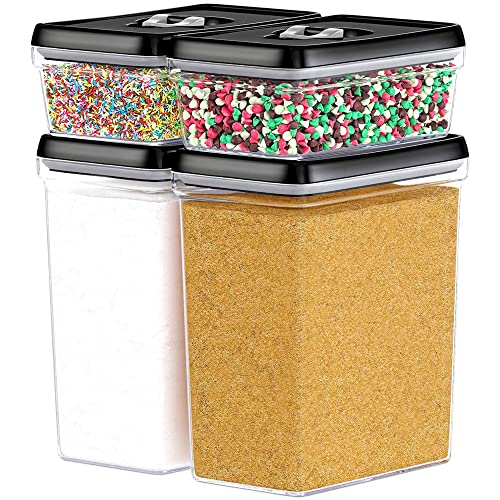 Large Airtight Food Storage Containers (4 Count)