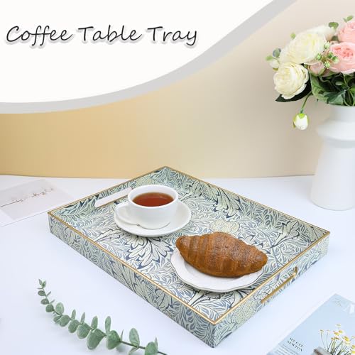 Rectangle Plastic Serving Tray with Handles