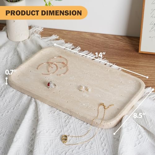 Travertine Vanity Tray