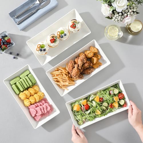 Porcelain Serving Platters Set of 4 (4 Count)