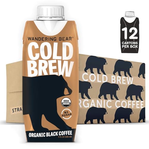 Straight Black Organic Cold Brew Coffee (132 Fl Oz)