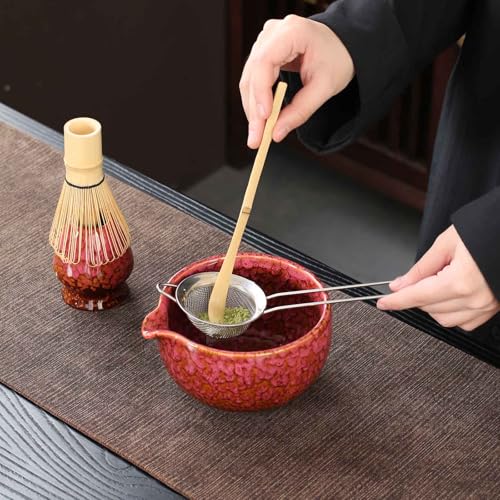 Japanese ceramic matcha bowl. 20 ounce ceramic bowl