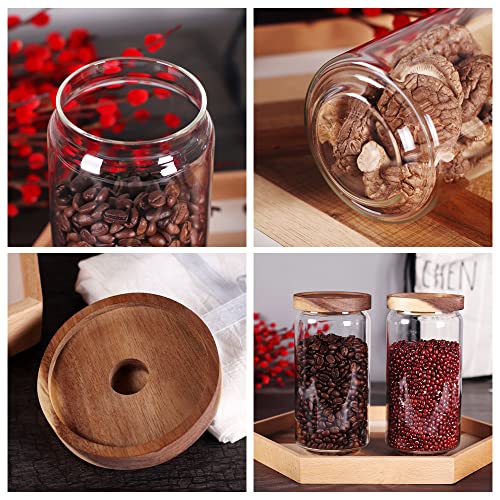 Borosilicate Glass Kitchen Jars (2 Count)