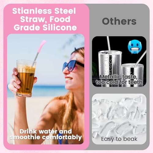 Anti Wrinkle Straw 6 Pcs for Stanley (6 Count)