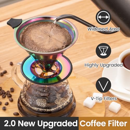 Stainless Steel Pour Over Coffee Filter