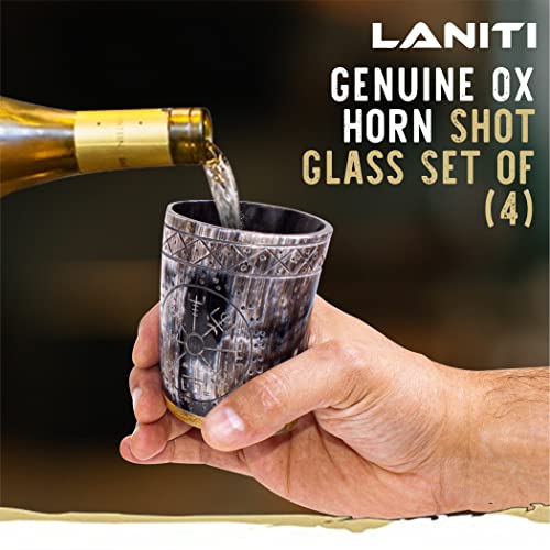 Ox Horn Shot Glass Set of 4 (4 Count)