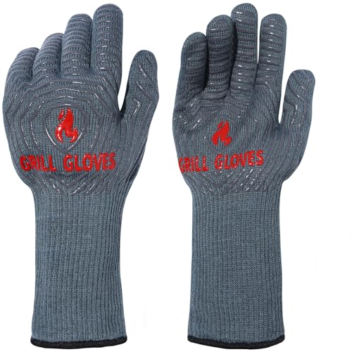 BBQ Gloves Oven Gloves 1472℉ Extreme Heat Resistant