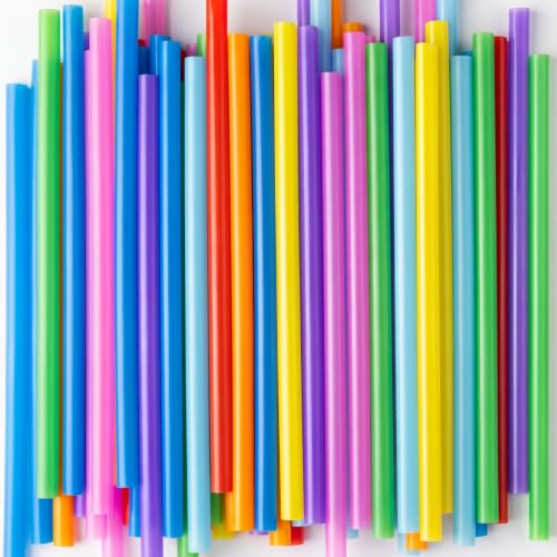 10.3" Jumbo Smoothie & Milkshake Disposable Straws (60 Count)