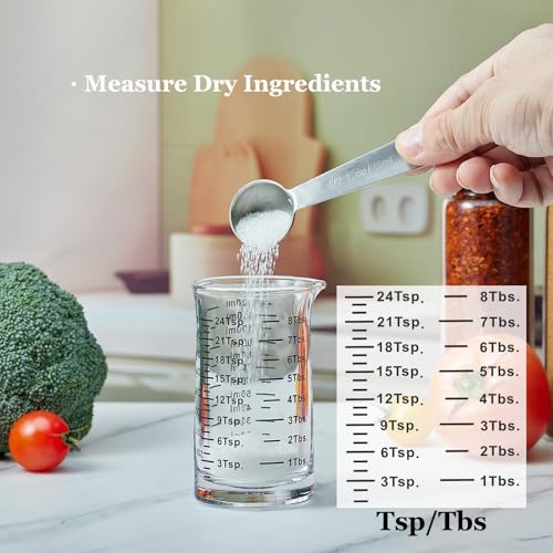 Ackers 4 Oz Glass Measuring Cup (2 Count)