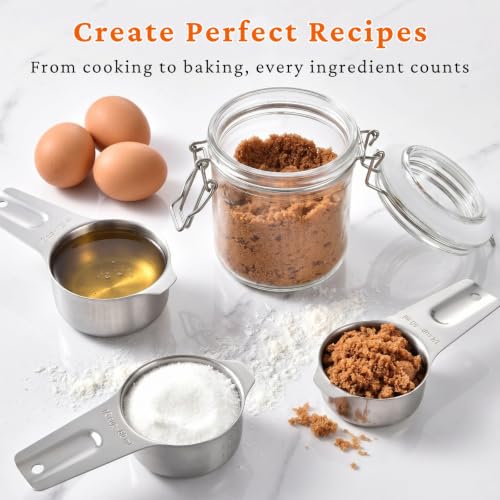 35PCS Stainless Steel Measuring Cups and Spoons Set (35 Count)