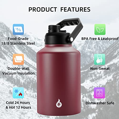 128oz Insulated Water Bottle