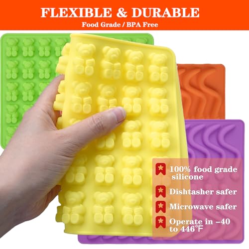Gummy Bear and Worm Mold Silicone