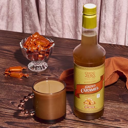 Sugar Free Salted Caramel Coffee Syrup (25.4 Fl Oz)