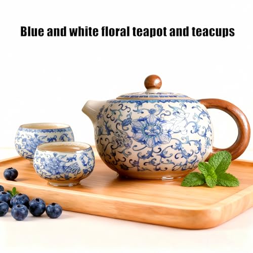 Floral Tea Pot & Tea Cup Set