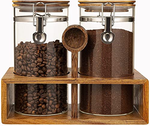 Coffee Canister with Shelf (2 Count)