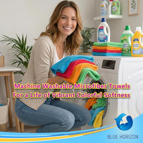 Assorted Color Microfiber Towels (36 Count)
