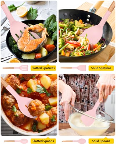 Pack of 4 Silicone Cooking Utensils Set (4 Count)