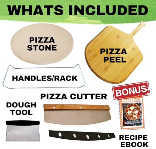 Large Pizza Stone for Oven 16 inch