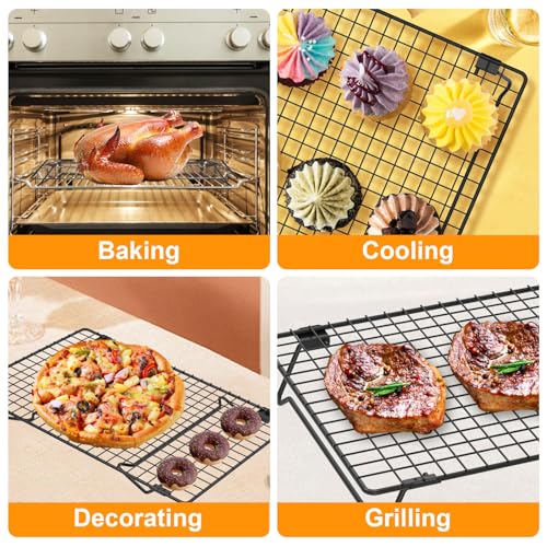 16.85" × 11" Stackable Cupcakes Cooling Racks
