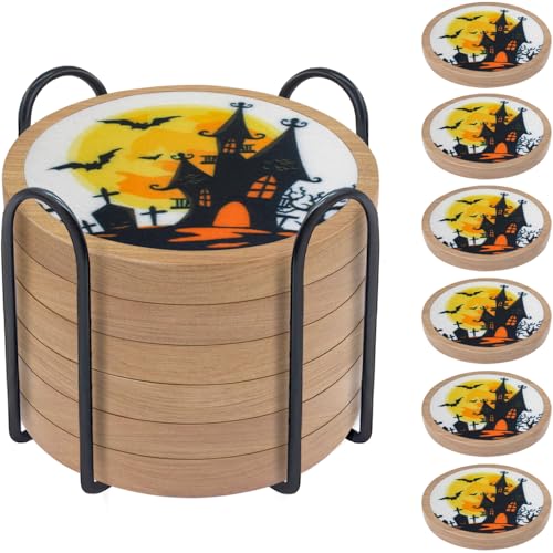 Halloween Coasters Set of 6