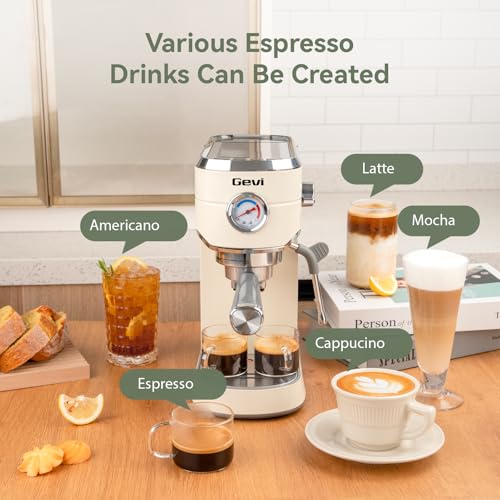 20 Bar Espresso Machine with Conical Burr Anti