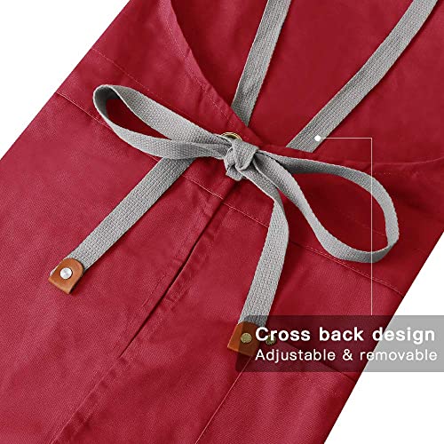 Crossback Apron with Pockets