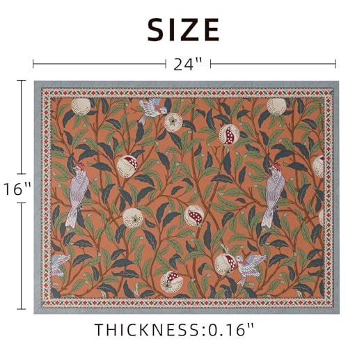 Floral Dish Drying Mat for Kitchen Counter
