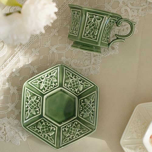 Tea Cups and Saucers Set of 2 (2 Count)