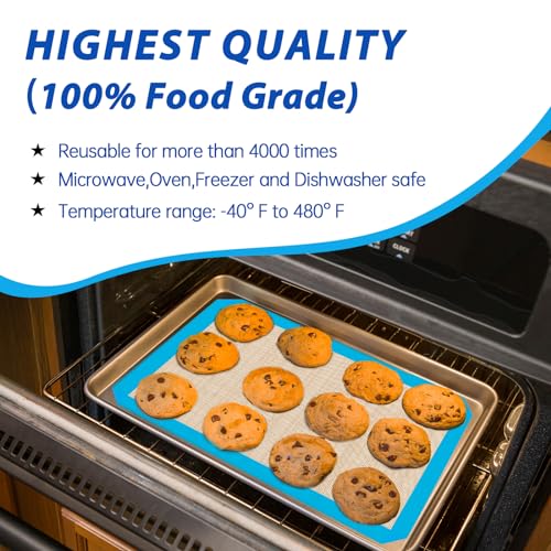 3 Pack Silicone Baking Mats (3 Count)
